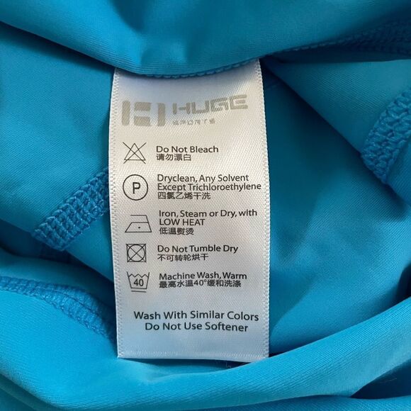HUGE SPORTS One for All Essential Short Sleeve Rash Guard Champ Blu Digital Sz S - Picture 9 of 11